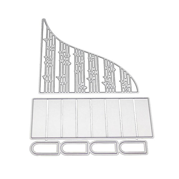 Piano Metallskärning Dies Stencil Diy Scrapbooking Album Stämpelpapper Kort