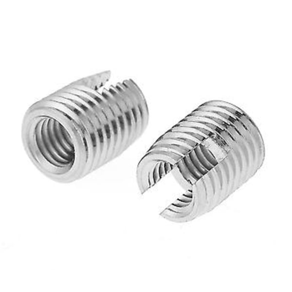 M8x15mm Kierreruuvi Itsekierteittävät Sus303 Helikaaliset Ruostumattomasta Teräksestä Valmistetut Insertit (20kpl)