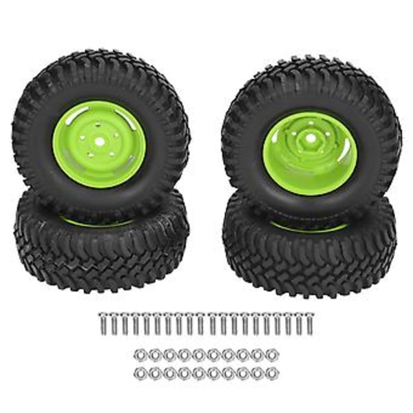 RC Hjul, 4 STK RC Hjul og RC Bildæk RC Dæk Udskiftning Høj Kapacitet