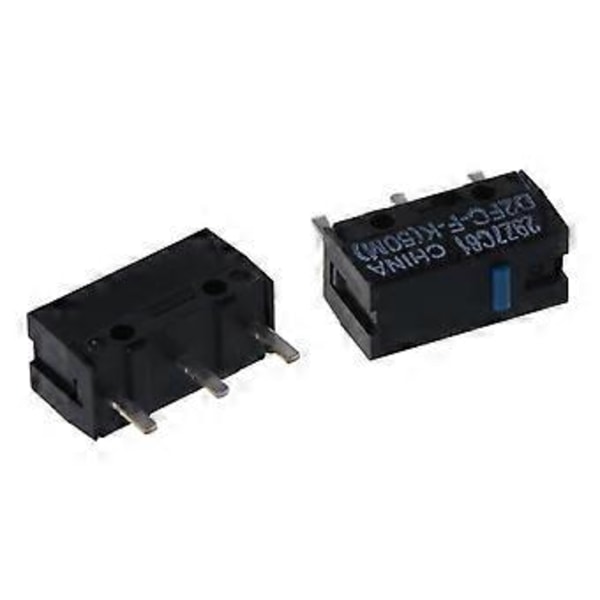 2 stk. Blå Prikk Mus Mikrobryter D2FC-F-7N (50m) for MX G-serien Apple- G3 G4 G5 Mus Mikrobrytere