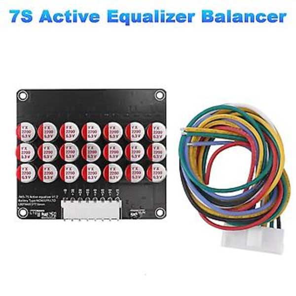 7s Aktiv Equalizer Balanser Lifepo4 Lto Batteri Energiutjämning Kondensator Bms Kort