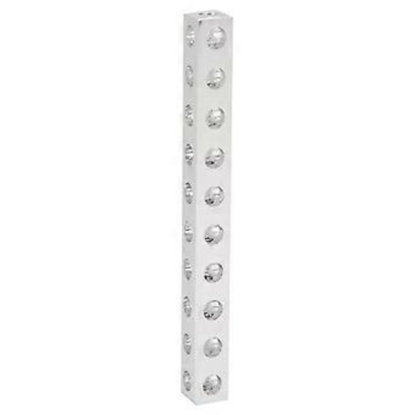 310600100080 Neliöpalkki 10 Reikää Robottirakenteen Osa Lisävaruste 8 x 8 x 80mm