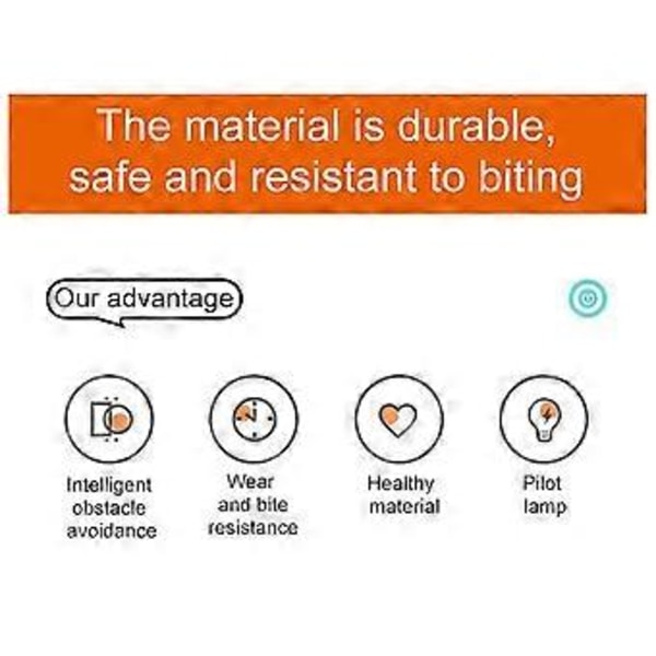Smart Interaktiv Hundleksak Boll Smart Elektrisk Boll Leksak Aktiv Rullande Boll för Valp Små Mellanstora Hundar Sjöblå