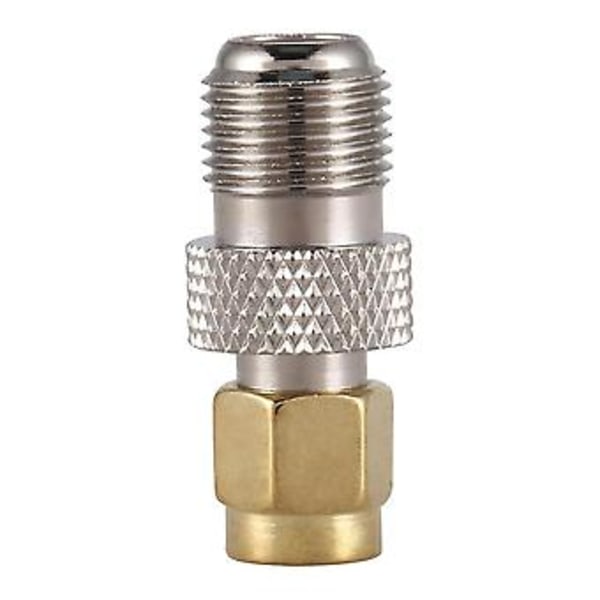 RF Koaksial Koaks Adapter SMA Hann til F Hunn, sølv