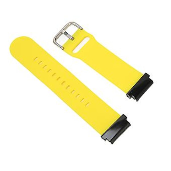 Ersättningsarmband 20mm Vattentätt Mjukt Snabbfäste Silikon Klockarmband för Garmin Fenix 7S Gul