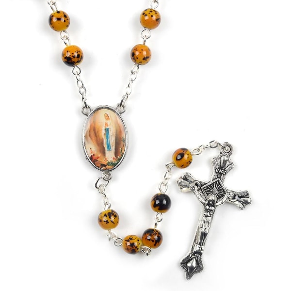 Mary Jesus anheng halskjeder kors anheng halskjede metall kjede smykker