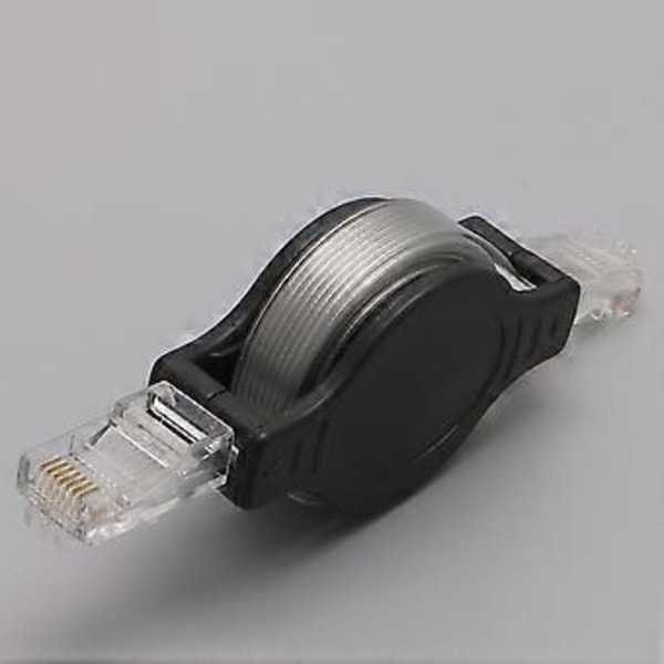 RJ45 Platt Ethernetkabel LAN Internet Ethernetkabel för Router PC Laptop TV-box Infällbar Patchkabel 1,5m