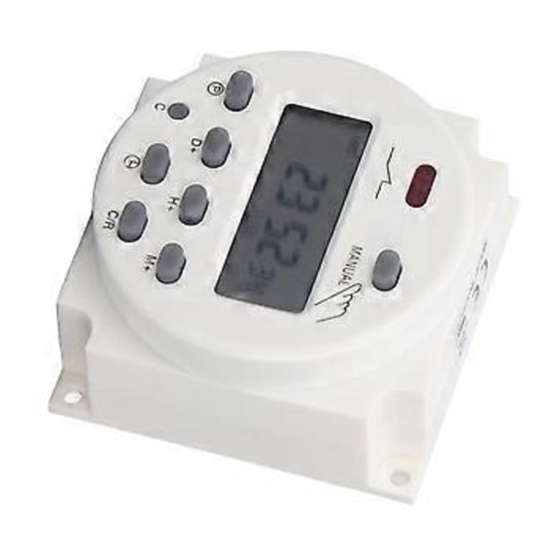 Ajastinkytkin Ohjelmoitava Aika Rele Virtaohjain AC 220V Laitteille