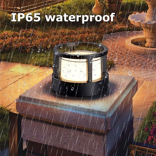 Ulkoseinävalaisin, 7W LED-pyöreä ulkoseinävalaisin Ip65 alumiininen ulkoseinävalaisin, lämmin valkoinen, ulkoseinävalaisin, terassille, poluille,