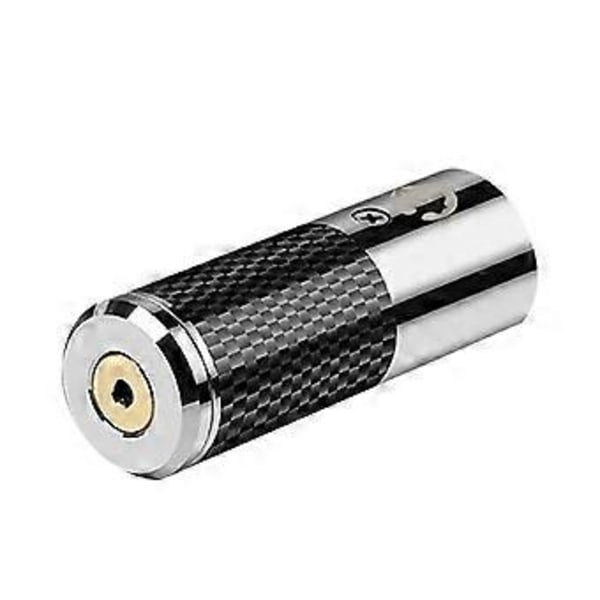 DAC-dekoder 4-stifts XLR-kontakt till 3,5 2,5 4,4 mm Jack-kontakt Ljudadapter Hane Hona Omvandlare Kolfiberskal 2,5 mm