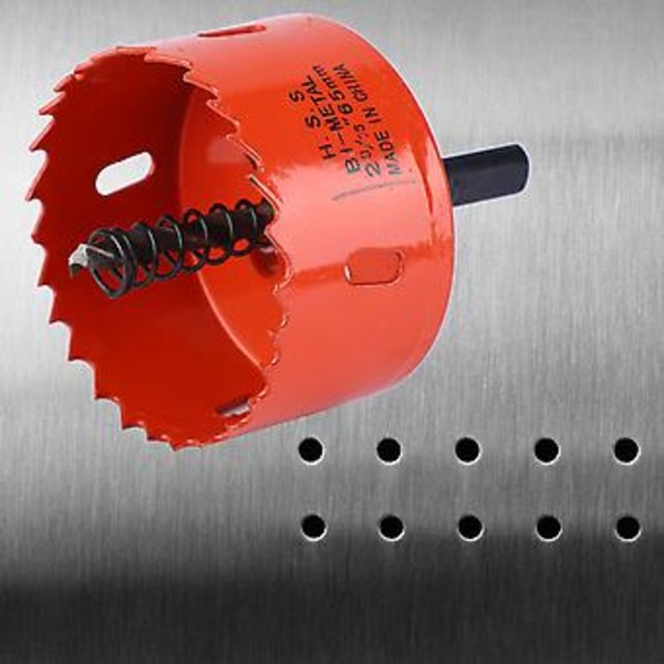 M42 Bi-Metal Hulsav Metalplade Hulskærer Hulsav Skærer Borebit (65mm)