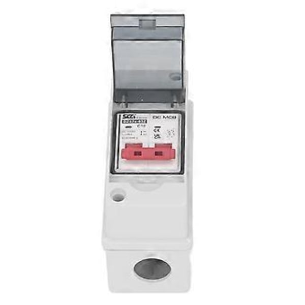 2P DC Strömbrytare IP65 Vattentät Miniatyr DC Isolator Brytare för Solcellsanläggning 1000V 10A