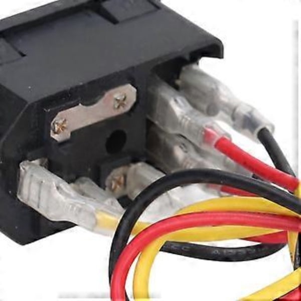 4st 3D-skrivarkontakt Säkring Strömbrytare med Indikator 3Pin IEC320 C14 Inlopp Vippströmbrytare AC250V 10A