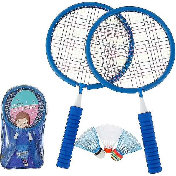 Barnebadmintonracket Badmintonsporttreningssett innendørs og utendørs sportsspill
