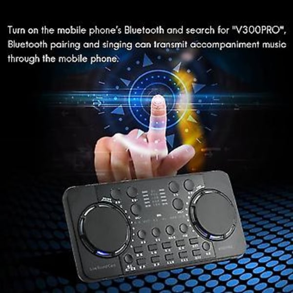 V300 Pro Ääni 10 Äänen Hammas Reduct O Mikserit Et Mik Kontr