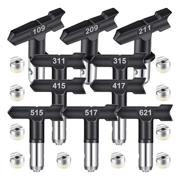 Reversible Spray Tips for Air Paint Sprayer 109, 213, 311, 315, 413