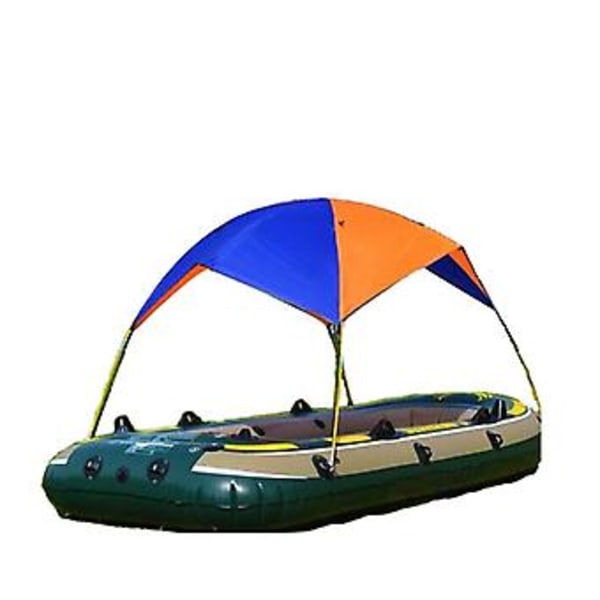Bärbar Uppblåsbar Fiske Solskydd Regn Kapell Segelbåt Kajak Kit Tillbehör