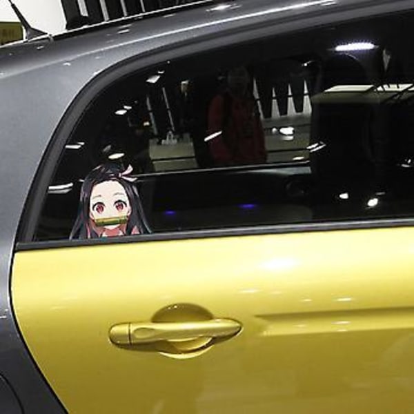 4 kpl Anime-autotarroja Japanilainen anime-autotarra tuulilasiin Ikkunatarrat Vedenpitävät autotarvikkeet