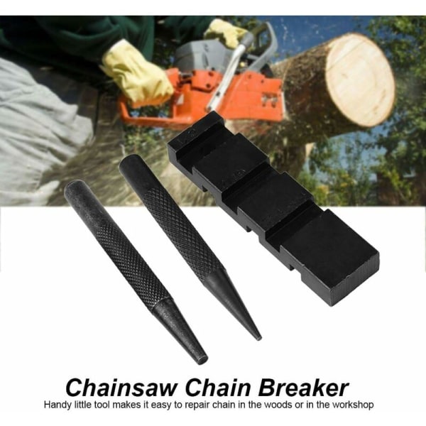 Professional Chain Link Repair Kit Pocket Saw Chain Breaker Chainsaw Repair Tools Preset Chainsaw Bar Chain Breaker Punch-Fe