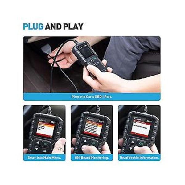 Launch C 3001 Obd2 Bil Scr Motor Fejl Bil Værktøj Engi
