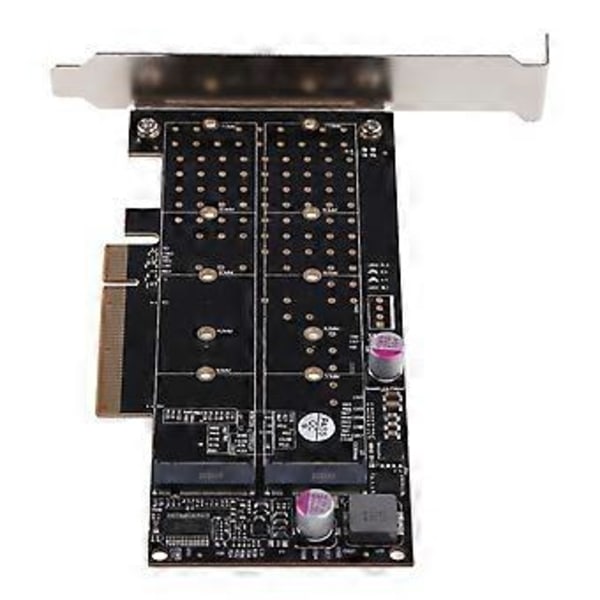 Desktop PCI-E til M.2 Controller PCIe X8 til M.2 NVME Disk Adapter Tilføjelseskort
