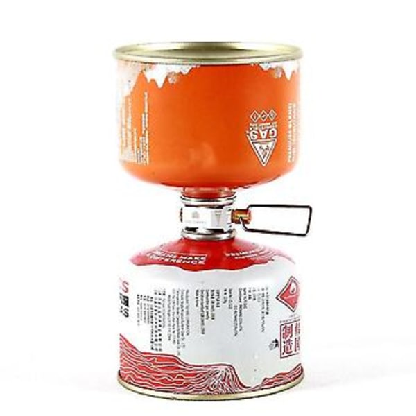 Camping Gas Saver Plus Gas Konverter Växlare Påfyllning Platt Tank, silver