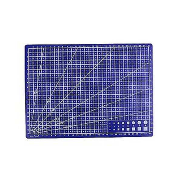 A4 Kestävä PVC Ruudukkoviivat Leikkuulauta Ammattikäyttöön Itsekorjautuva Leikkuualusta Monikäyttöiset DIY-työkalut Leikkuualusta