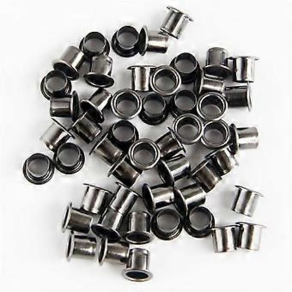 50 st Öglor för DIY Kydexslida 6 mm Nitar Handverktygsdelar Ögla Hålslag Verktygssats