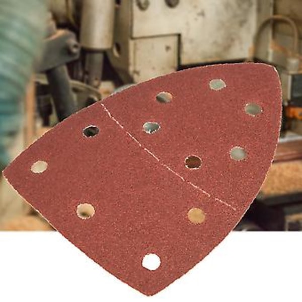 60 st Blandad Kornstorlek Slippapper Slipplattor Poleringspapper Abrasivt Rött Hål Sandpapper
