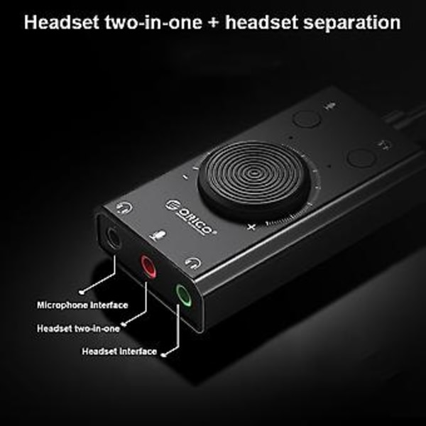 Sc2 - Ekstern USB Lyd USB O Adapter Et Drive - Lyd For Bærbar Stasjonær Datamaskin