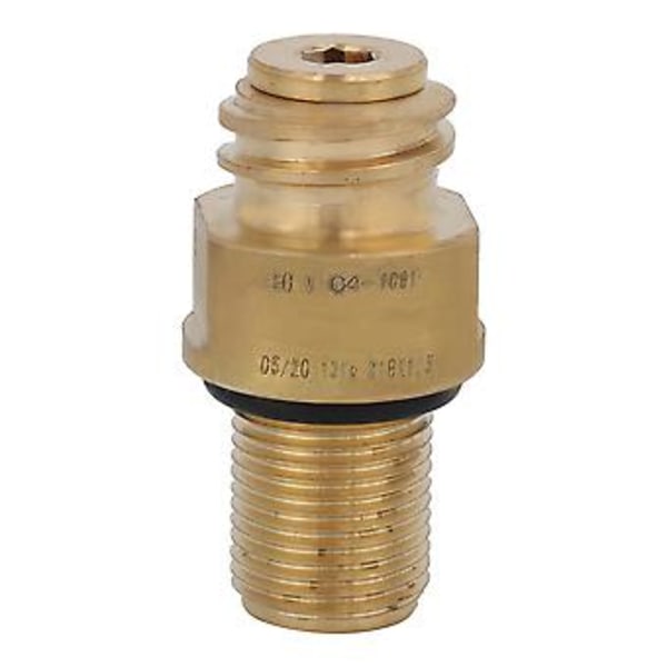 CO2 Ventiladapter Gjengeomformer Erstatningsdel Messing M18 x 1.5 for Vannmaskin