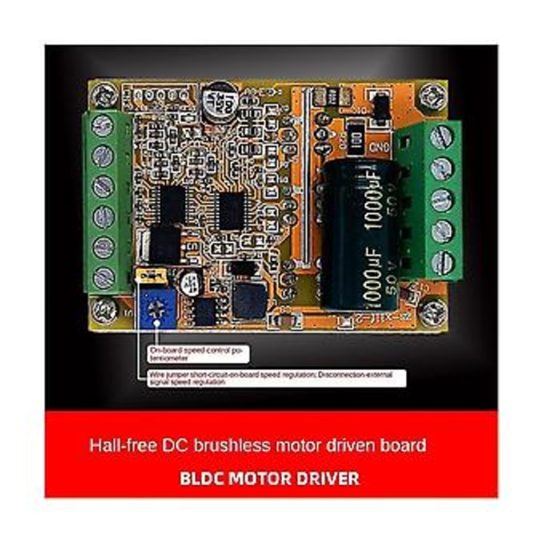 6-60V BL Vaihe Harjaton 400W PWM Ohjainkortti (ilman