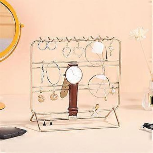 Smyckesställ Hållare Örhängen och Halsband Displayställ Armband Display, Smyckesorganisatör