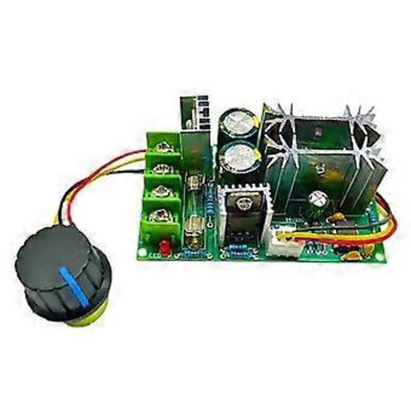DC Motor Hastighetskontroller Trinnløs Hastighetsregulering Pulsbredde PWM Kontroller DC 12V 24V 36V 48V 20A 1200W