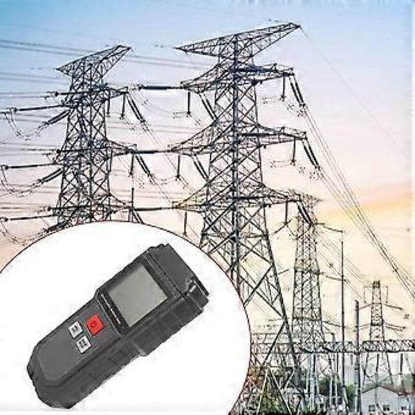 Elektromagnetisk fältstrålningstestare Handhållen räknare Digital dosimeter LCD-detektor Mätning
