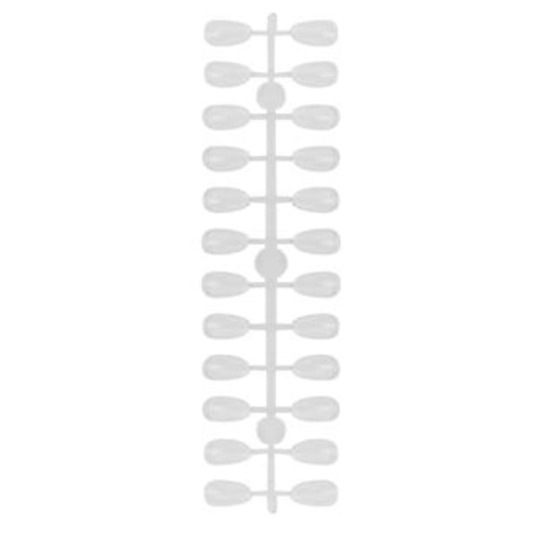 240 stk. Runde Falske Negletipper Farvekort Polish Gel Display Øvelsespalette Manicureværktøj 02#