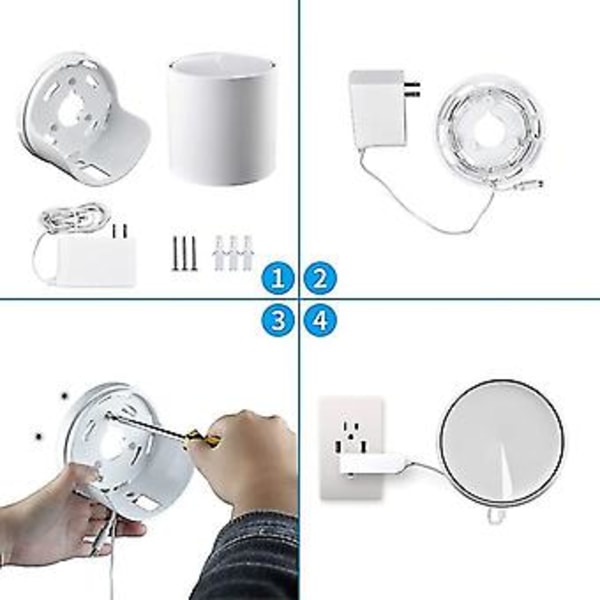 Veggfeste H For - X20, X60 Mesh Wifi-system for hele hjemmet, Kompatibelt med Home Wi