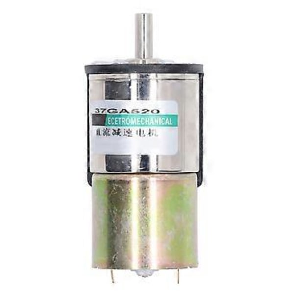 Pieni harjamoottori kiinnikkeellä, automaattinen lukitus, säädettävä nopeus, pieni koko, hidasvaihde moottori DC24V 10W 05 RPM