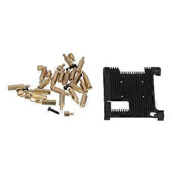 Kabinet til Raspberry Pi 4B Indbygget Kølekasse Metalboks Aluminiumlegering Beskyttende Kabinet