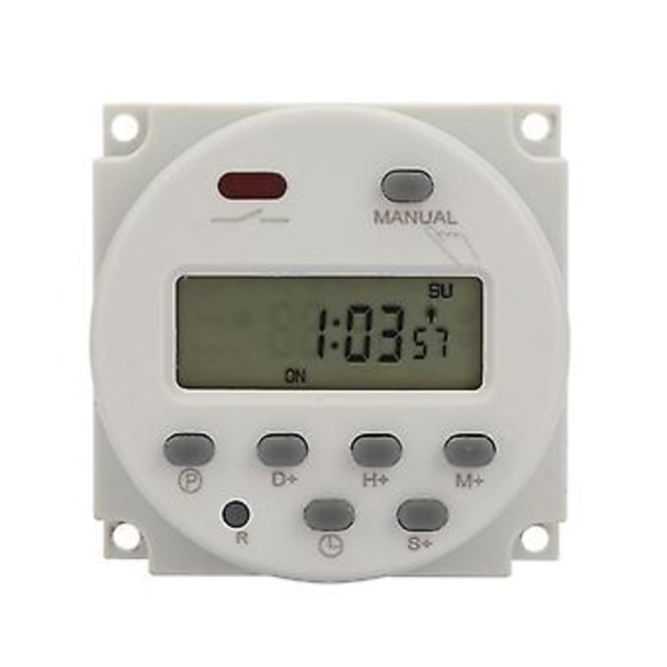 Pieni Tyyppi 7 Päivän Ohjelmoitava Digitaalinen Ajastinkytkin 1S~168h 5VA (220V AC)
