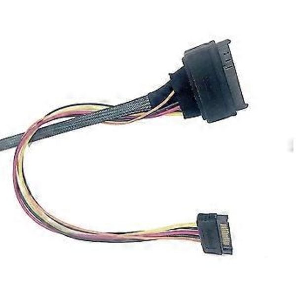 Sff-8643 - Sff 8639 -kaapeli, 12 Gb/s Mini Sas Hd -kaapeli Sisäinen Mini Sas Sff 8643 - U.2 Sff 8639 -kaapeli 15-nastaisella naaraspuolisella Sata-virtaliittimellä