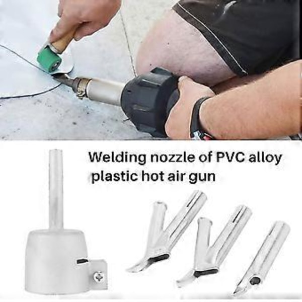 4-nopeuksiset hitsaussuuttimet vinyyli-PVC-muoville, kuumailmapuhallin, kolmionopeussuutin, 5 mm pyöreä hitsauspää, seos, Y-tyyppi