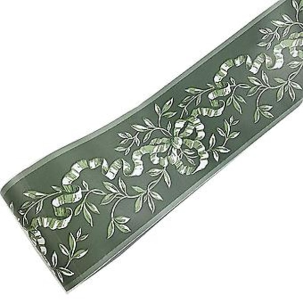 Tapetbordure Selvklæbende Hjem, 10 cm x 10 meter (grøn)