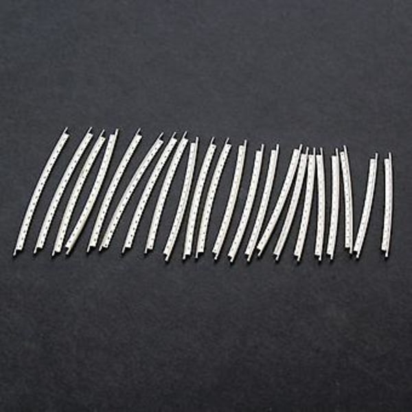 24st Gitarrbandtråd 2.7mm 24 Band Rostfritt Stål Bandtråd Set för Gitarr