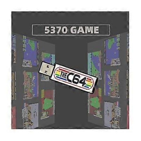USB-stik Kompatibelt med C64 Mini Retro Spillekonsol Plug and Play USB-stik U Disk Spildisk med