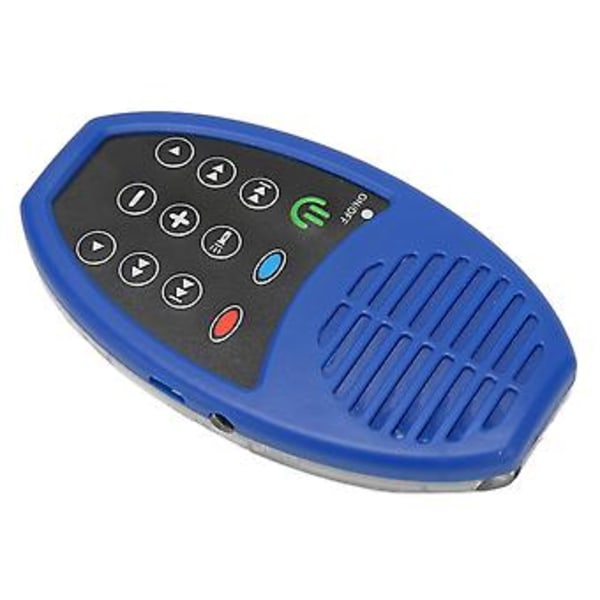 Bibelläsplatta med Solcellsladdning 4G Kapacitet Portabel Elektronisk Bibelläsare med LED-Lampa för Bibellyssnare Engelsk KJV med Arameiska Blå
