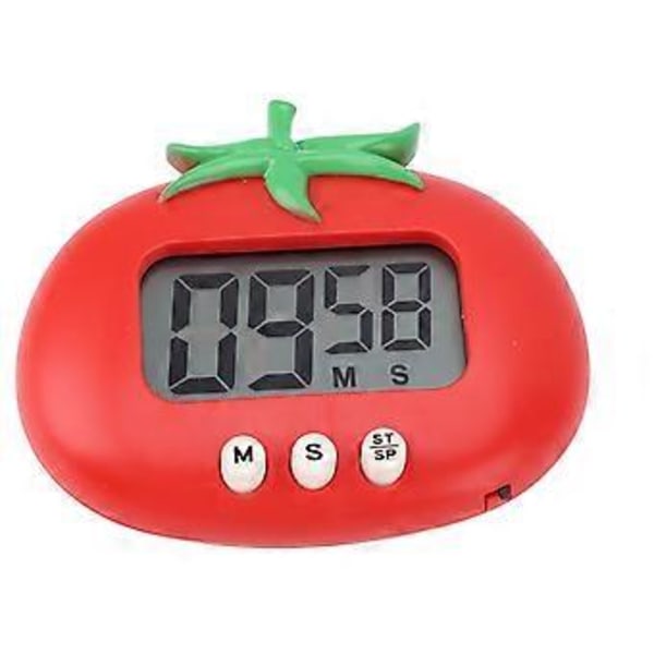 Tomat Digital Timer för Barn: Högljudd Magnetisk Nedräkning för Lärande & Matlagning