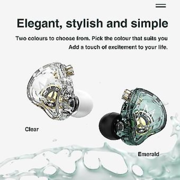 Mt1 In-ear Kablet Hodetelefoner 2pin 3.5mm Hi-fi Hengende Øre Løping Subwoofer Sport Støyreduserende Hodetelefoner