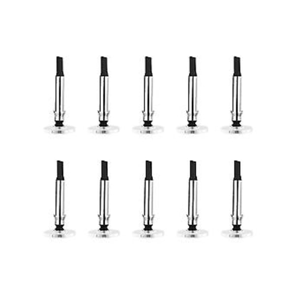 10 st Universal Stylus Penna Transparent Skiva Kapacitiv Skärm Touch Penna Ersättningsspets Ritning Skri