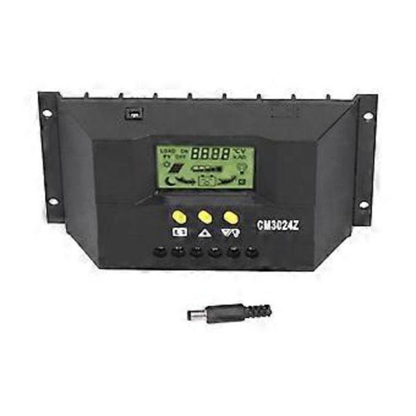 CM3024Z PWM Aurinkolataussäädin LCD-näyttö Aurinkopaneeli Älykäs säädin 12V 24V 20A